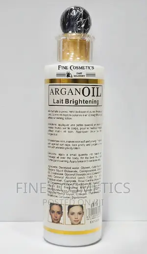 MOROCCAN ARGAN OIL Brightening Lotion With Vitamin C and E