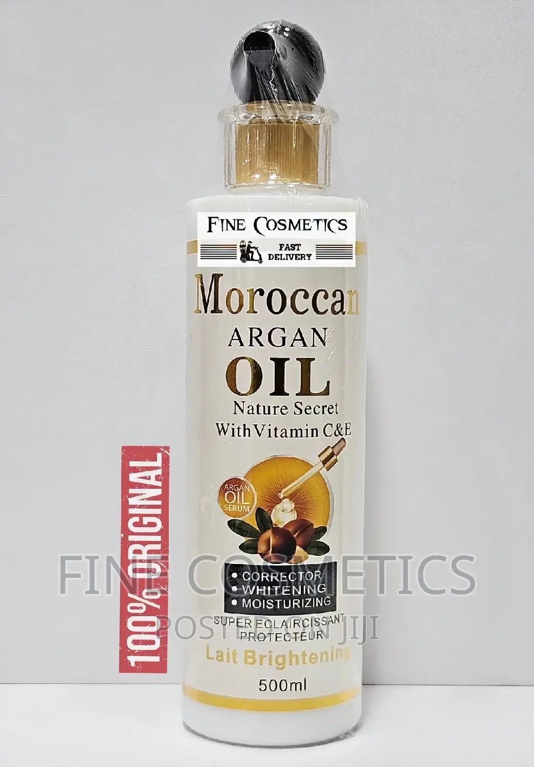 MOROCCAN ARGAN OIL Brightening Lotion With Vitamin C and E