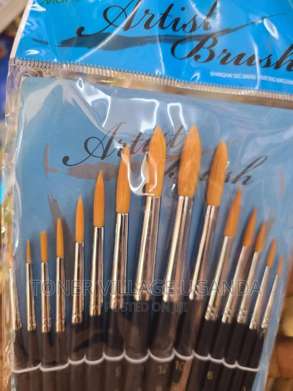 Marie's Nylon Water Color Art Brush Set, 15 Pieces/Pack