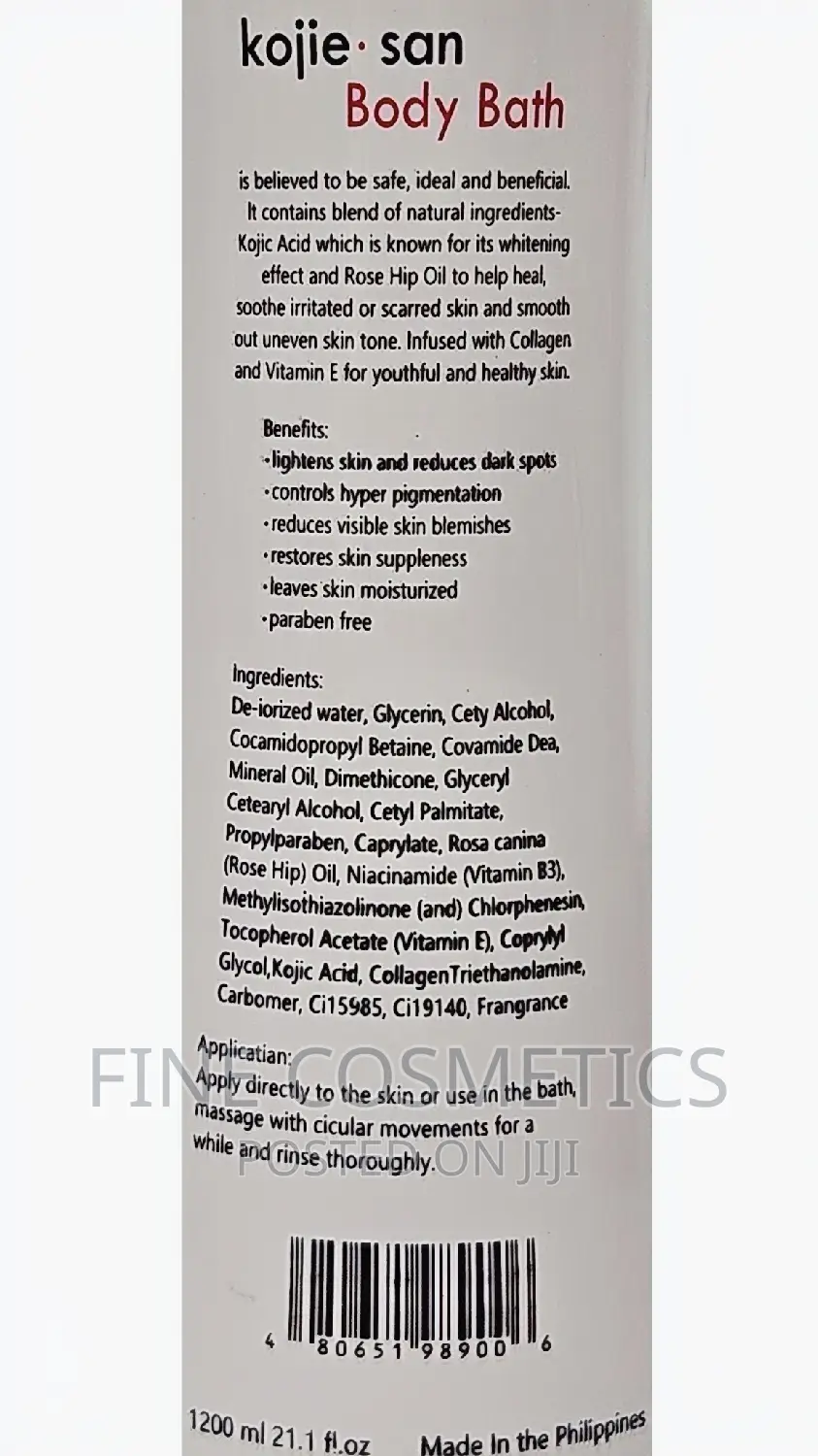 Kojie San Shower Gel | Kojic Acid Skin Lightening Shower Gel
