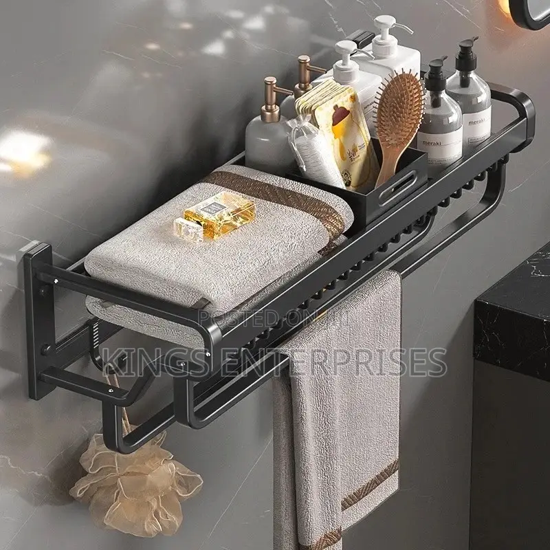 Soap and Towel Bath Room Rack
