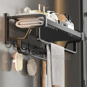 Soap and Towel Bath Room Rack