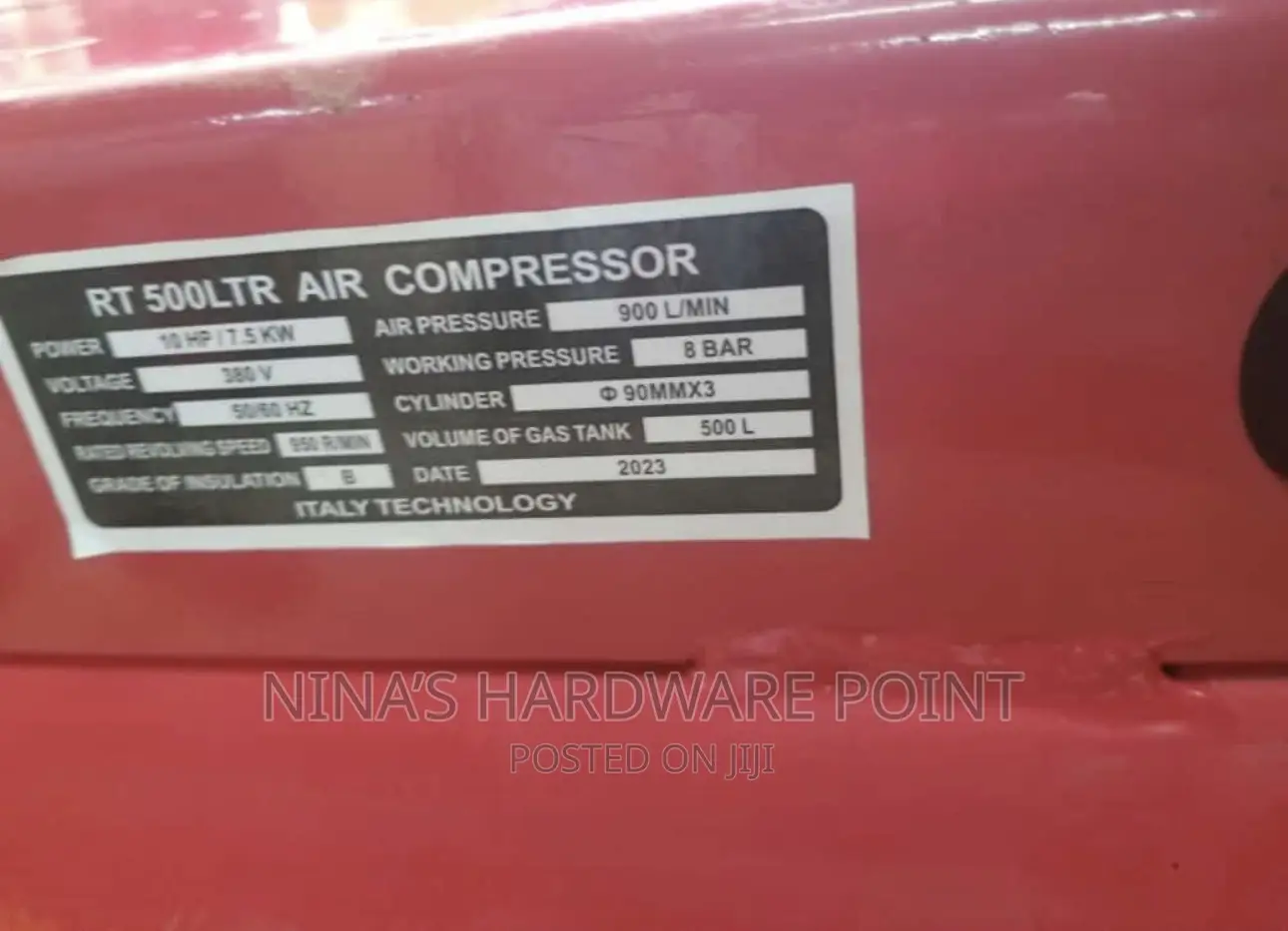Compressor 3phase 500lts
