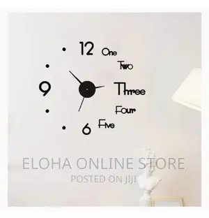 New 3D Wall Mounted O'Clock