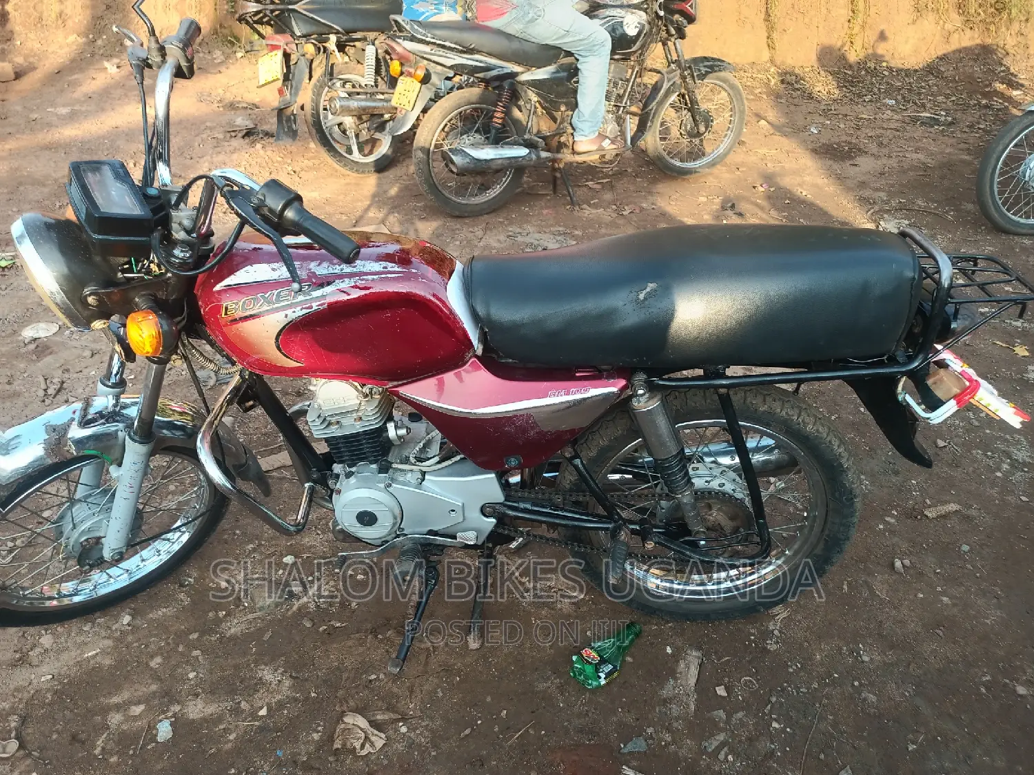 Bajaj Boxer 100 2015 Red