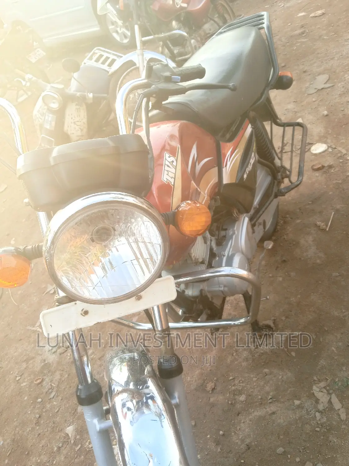 TVS XL 100 2023 Red