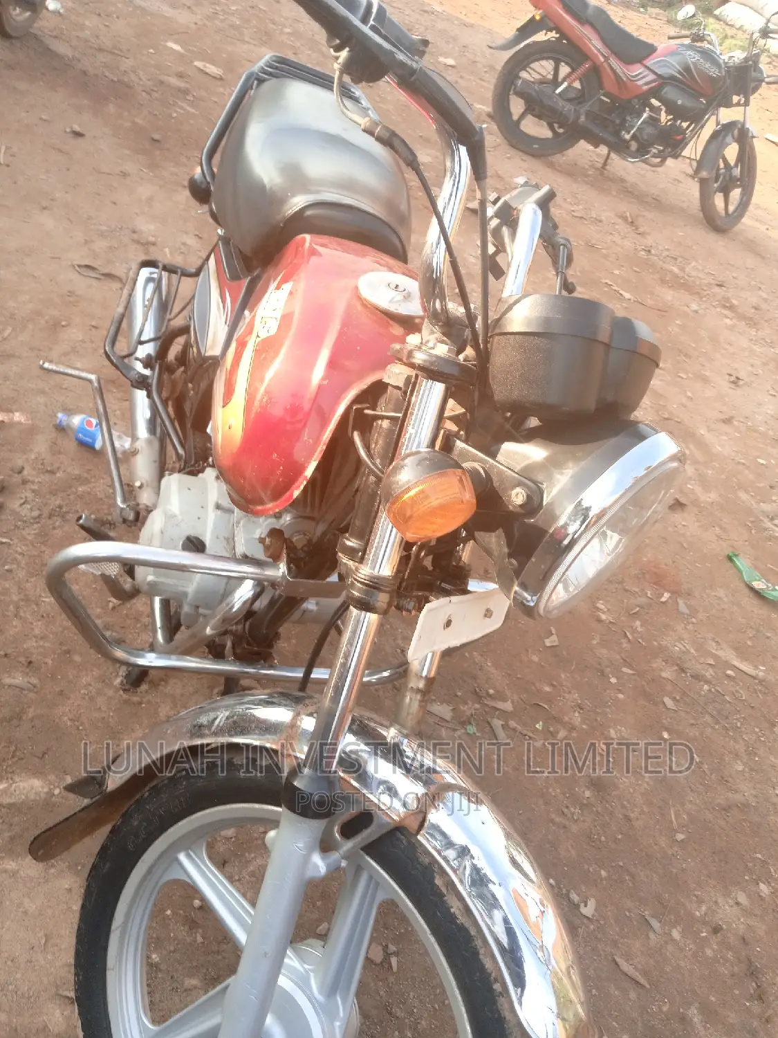 TVS XL 100 2023 Red