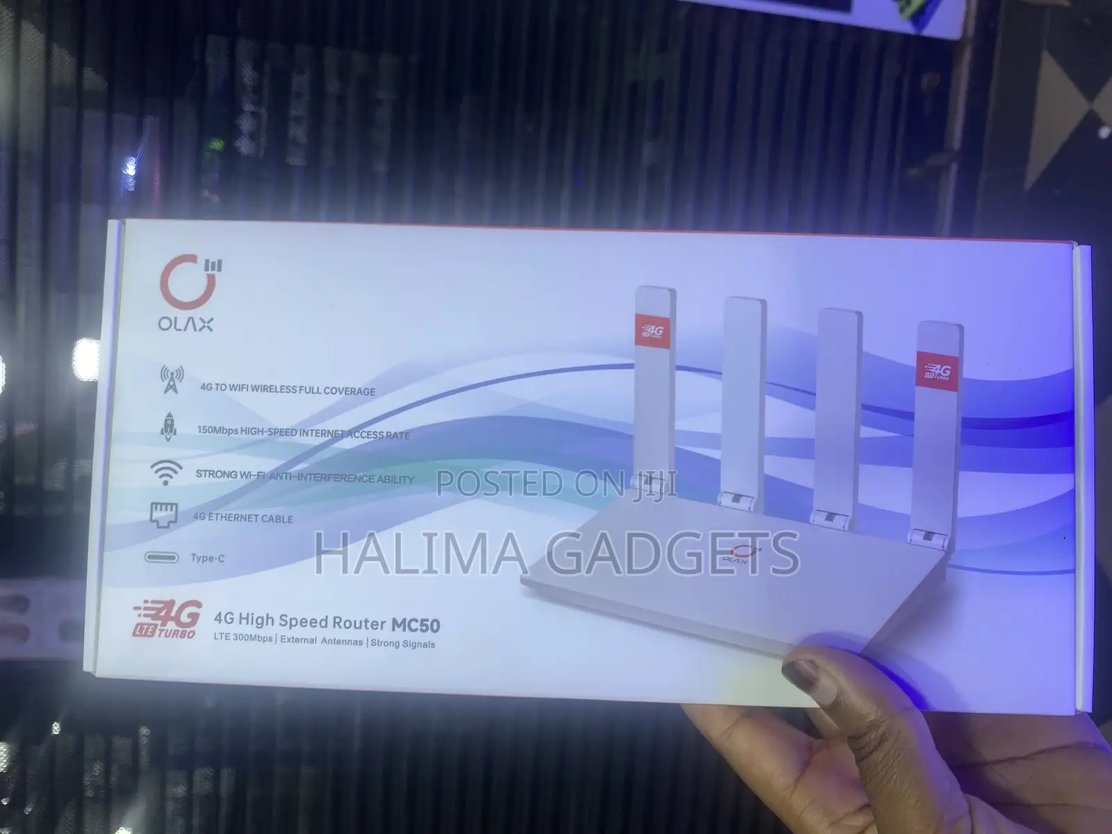 Olax 4g to Wi-Fi 4g High Speed Router Mc50