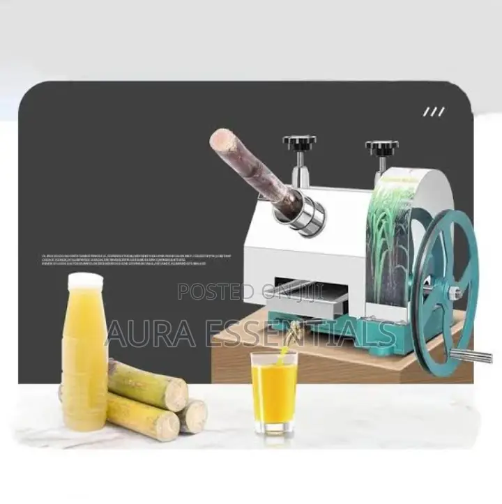 Stainless Steel Manual Sugarcane Commercial Juicer