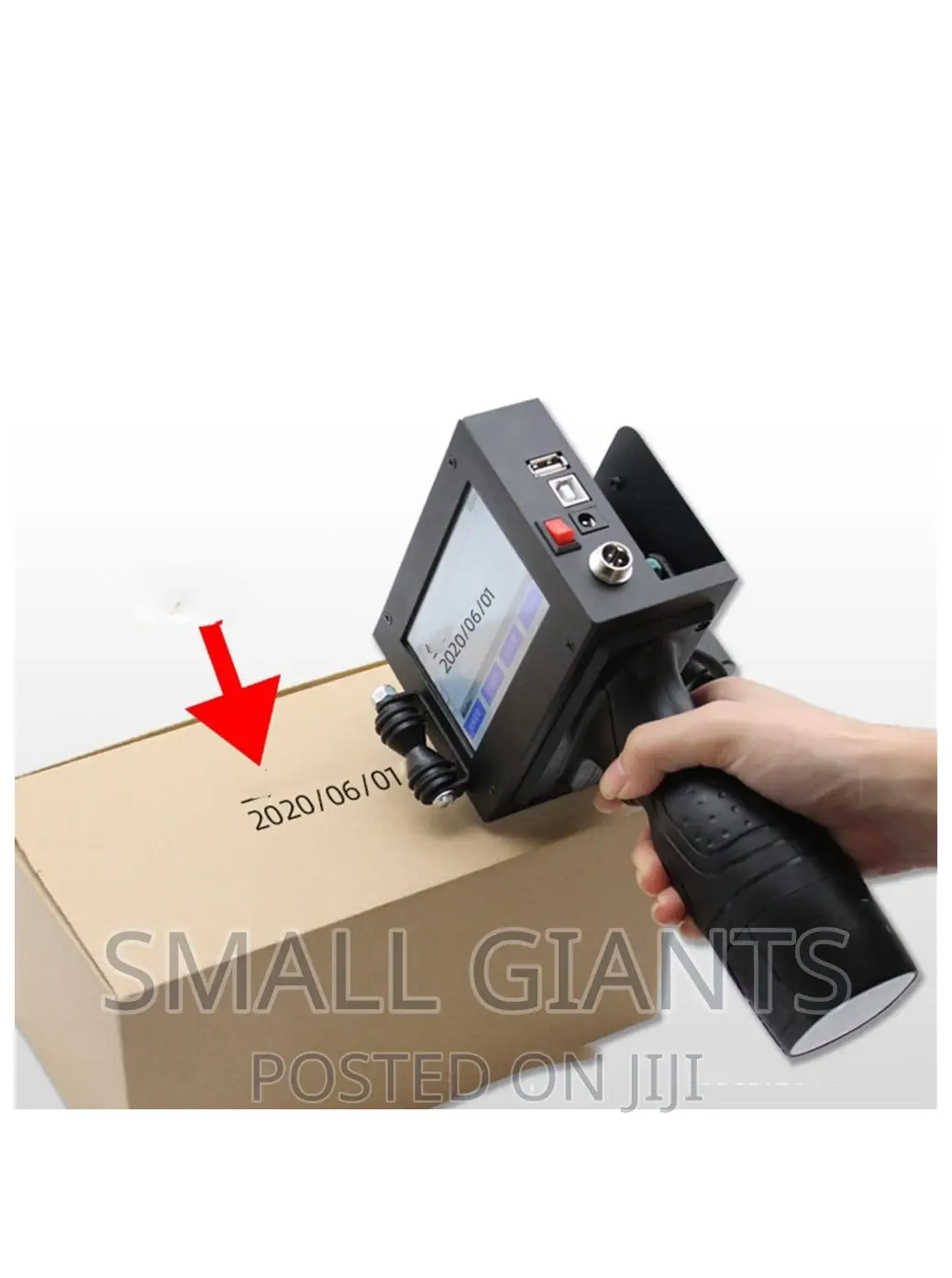 Portable Handheld Inkjet Printer With a USB Port