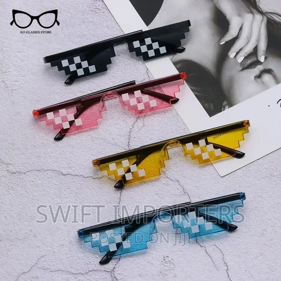 Thug Life Glasses Mosaic Fashion Sun Glasses Thuglife Party