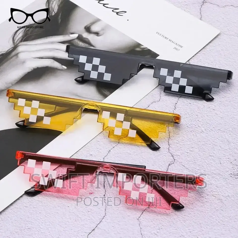 Thug Life Glasses Mosaic Fashion Sun Glasses Thuglife Party