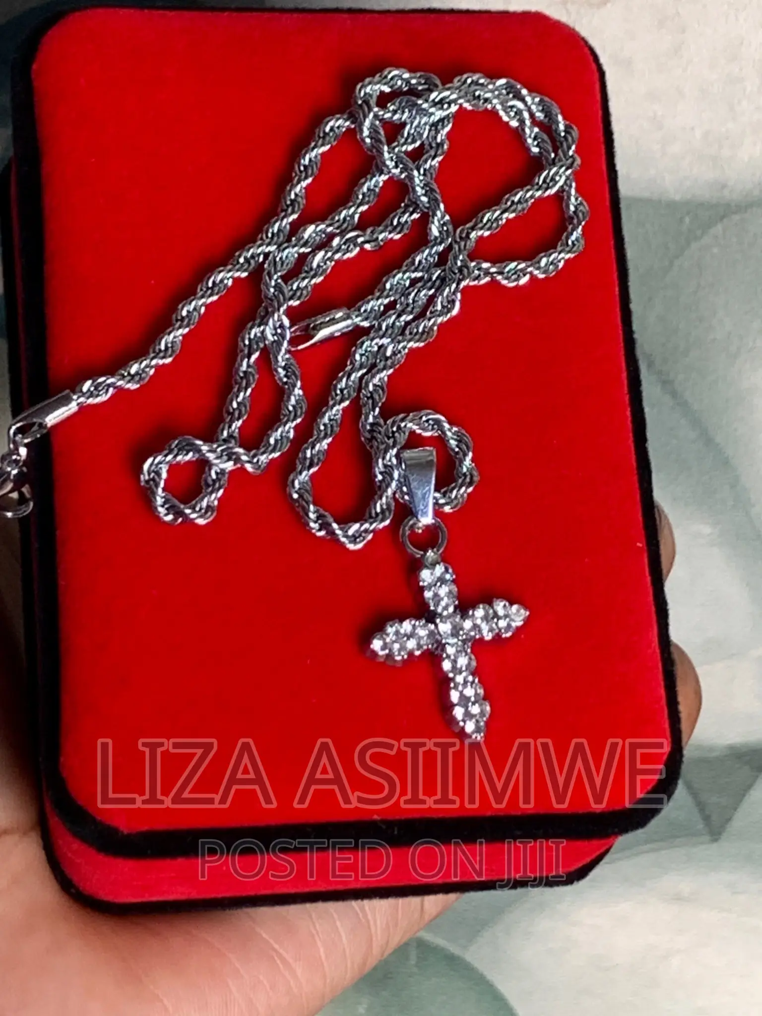 Rope Necklaces With a Cross Pendant