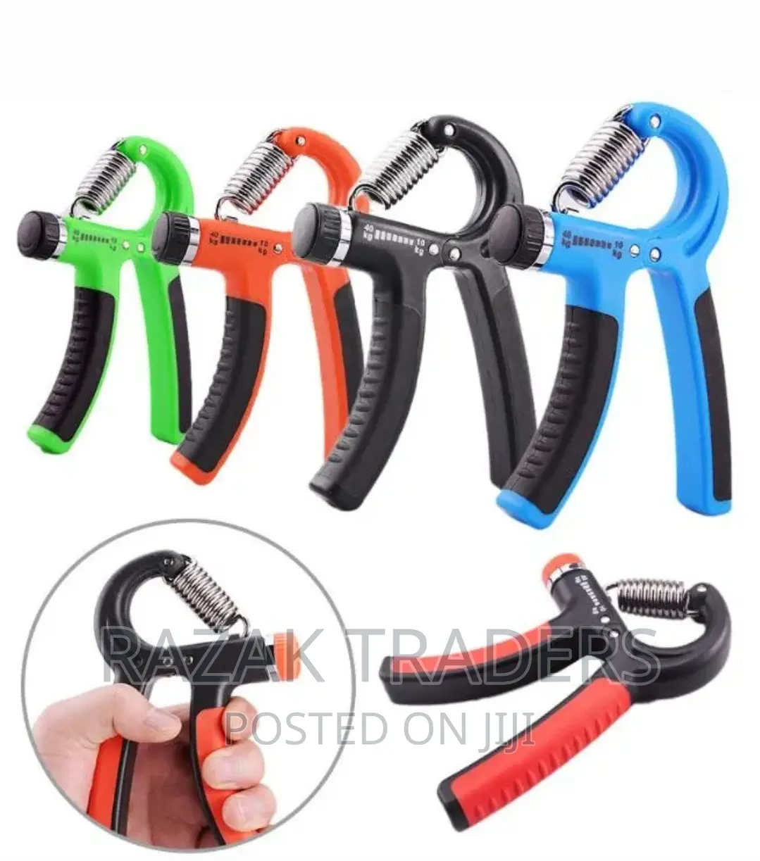 10-60 Kg Adjustable Heavy Grips Hand Gripper Gym