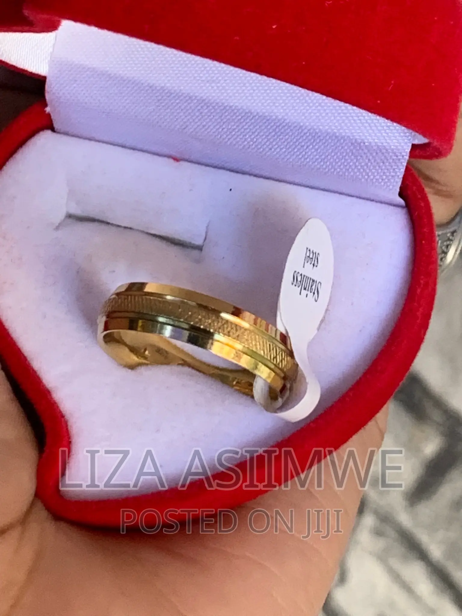 Men’S Wedding Ring Available in Only Size 20 (10)