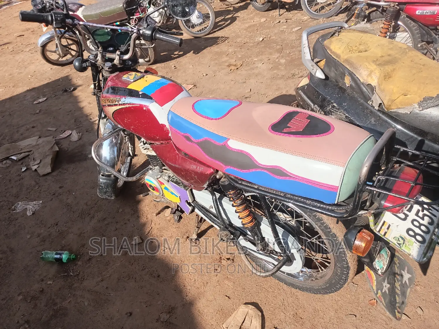 Bajaj Boxer 100 2017 Red