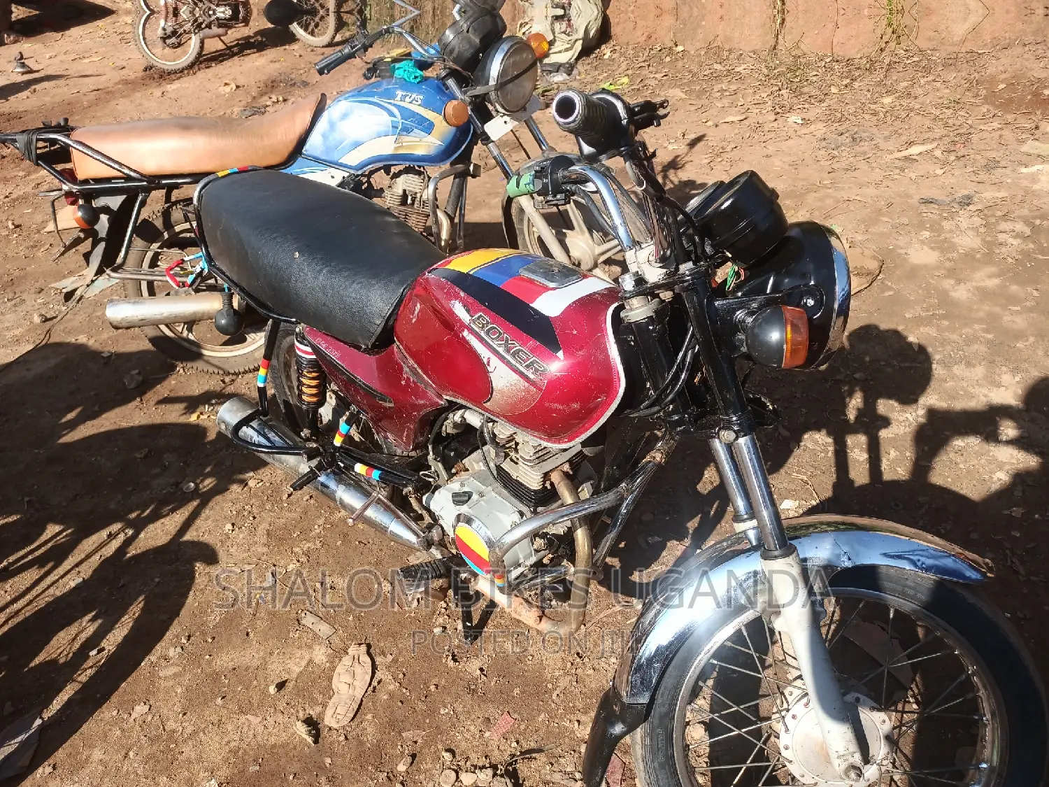 Bajaj Boxer 100 2016 Red