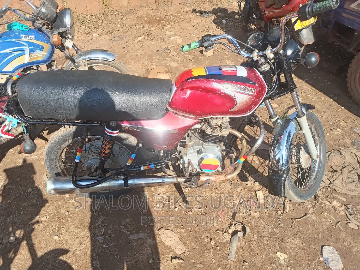 Bajaj Boxer 100 2016 Red