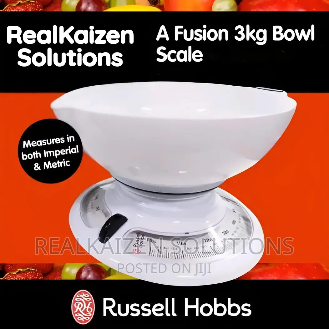 UK Russell Hobbs 3kg a Fusion Retro Bowl Kitchen Scale