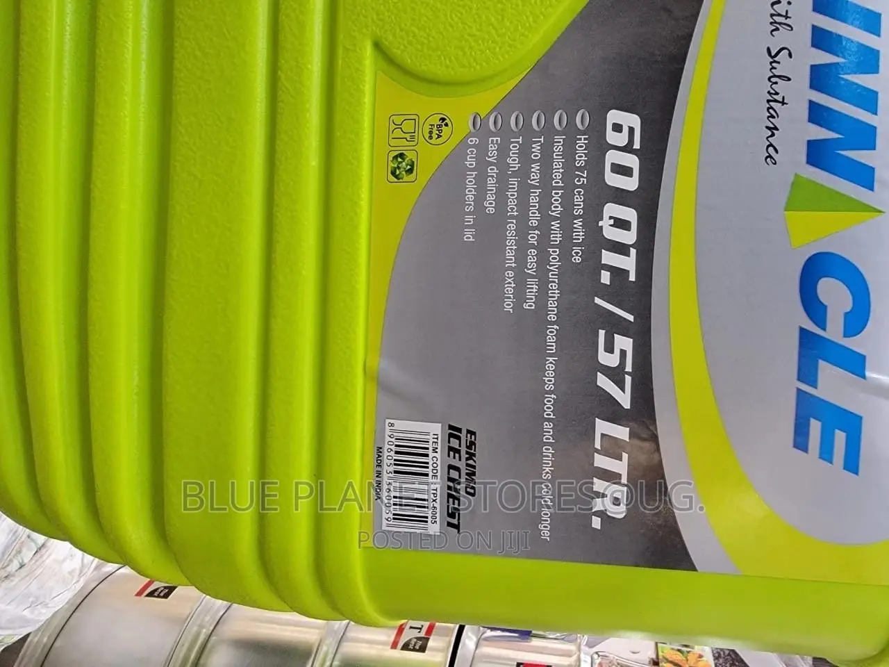 PINNACLE 60qt./57litres Ice Cooler Boxes \\ TPX-6005