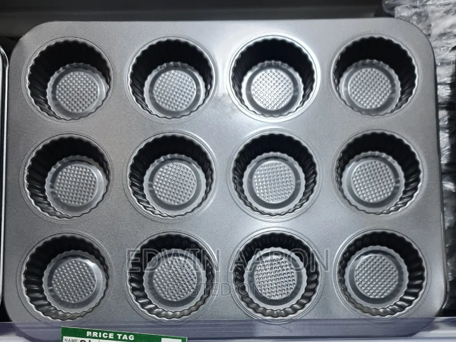 12 Hole Cup Cake Mould Tray