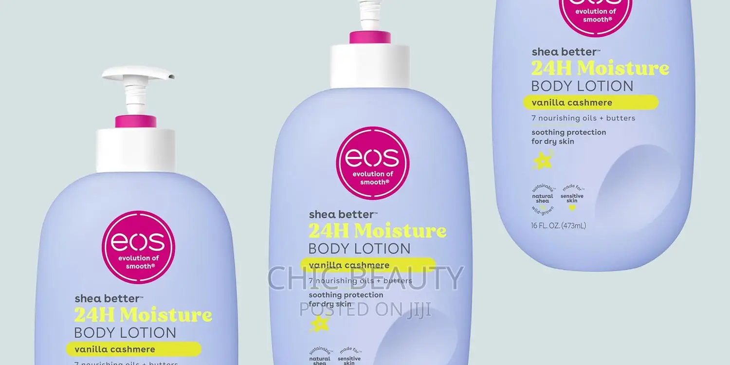 EOS Shea Better Vanilla Cashmere 24H Moisture Body Lotion.