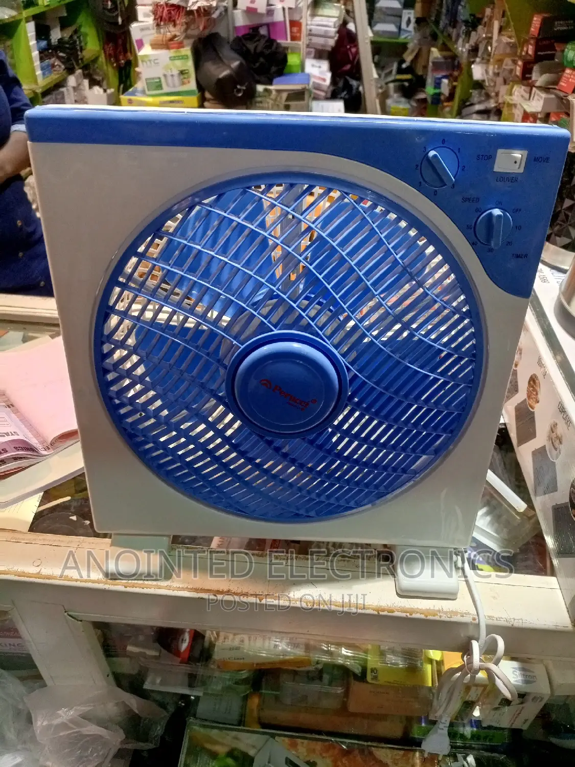 Box Fan Blue