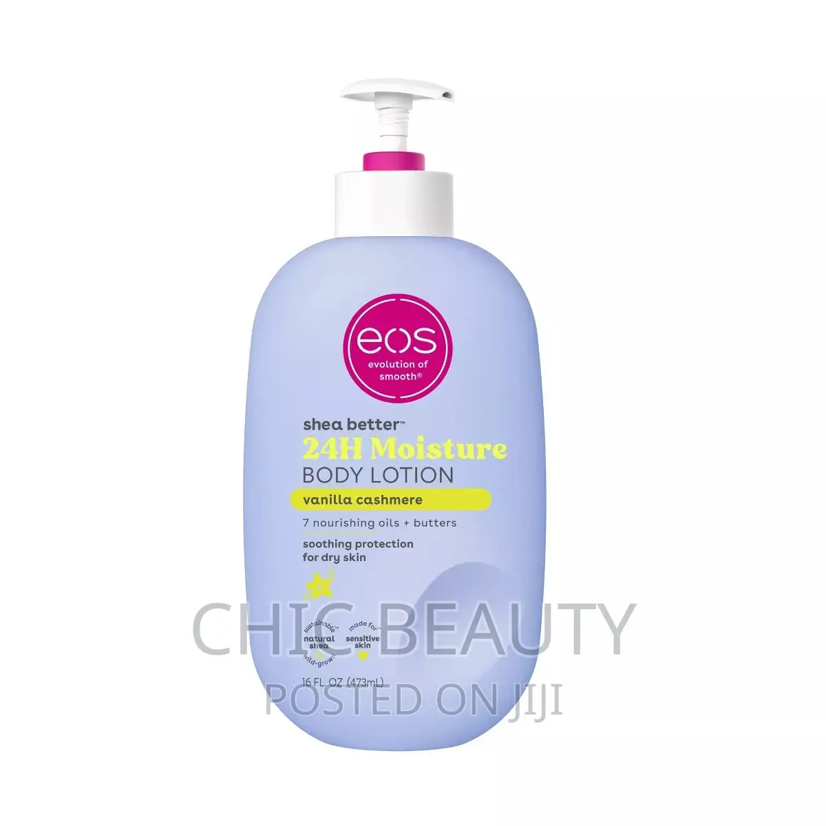 EOS Shea Better Vanilla Cashmere 24H Moisture Body Lotion.