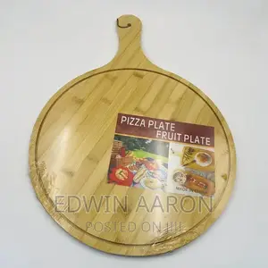Big Sized Wooden Pizza Plate
