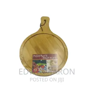 Small Sized Wooden Pizza Fruit Plate