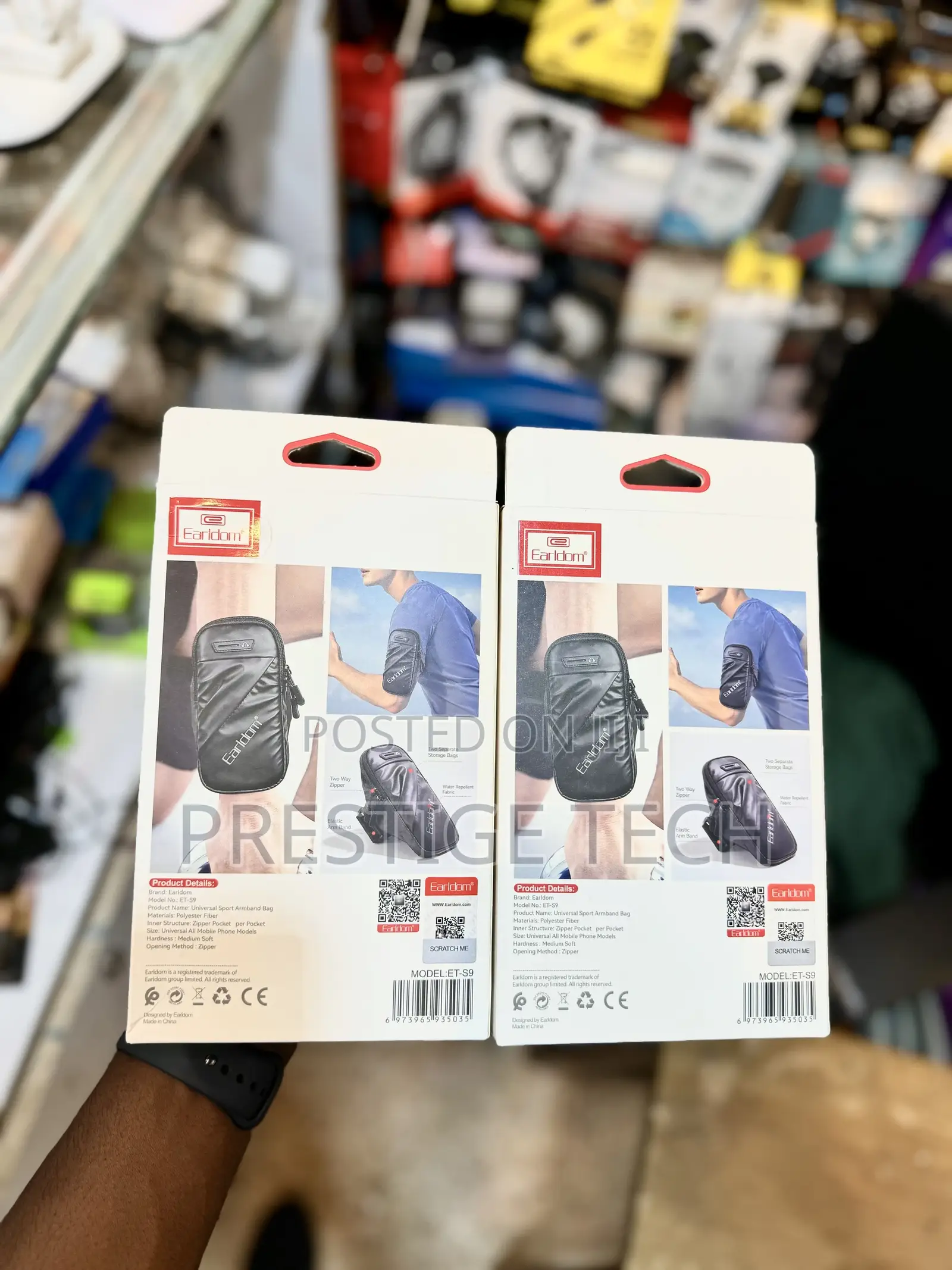 Earldom Waterproof Universal Sport Arm Band Bag