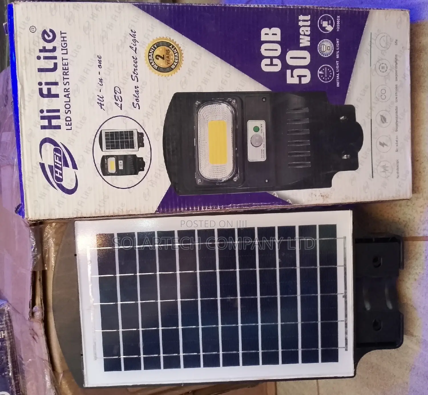 50w Solar Street Lights