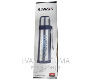 Always 500ml Vaccum Bottle - Stainless Steel, Unbreakable
