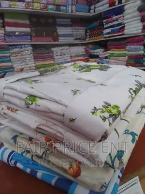 Pure Cotton Bedsheets.6x5.( White)
