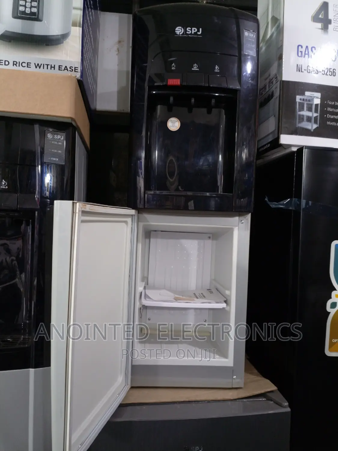 SPJ Water Dispenser Black and Gray