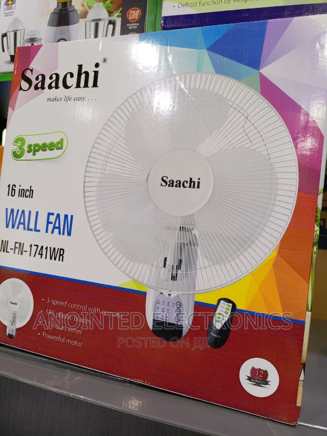 Wall Ceiling Fan With a Remote