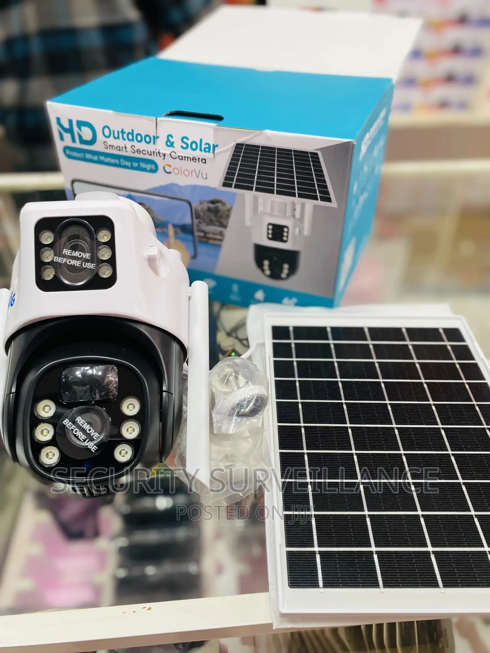 Dual Lens Solar Powered 360 Degrees 4g Sim Outdoor Camera
