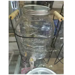 Glass Juice Dispenser.