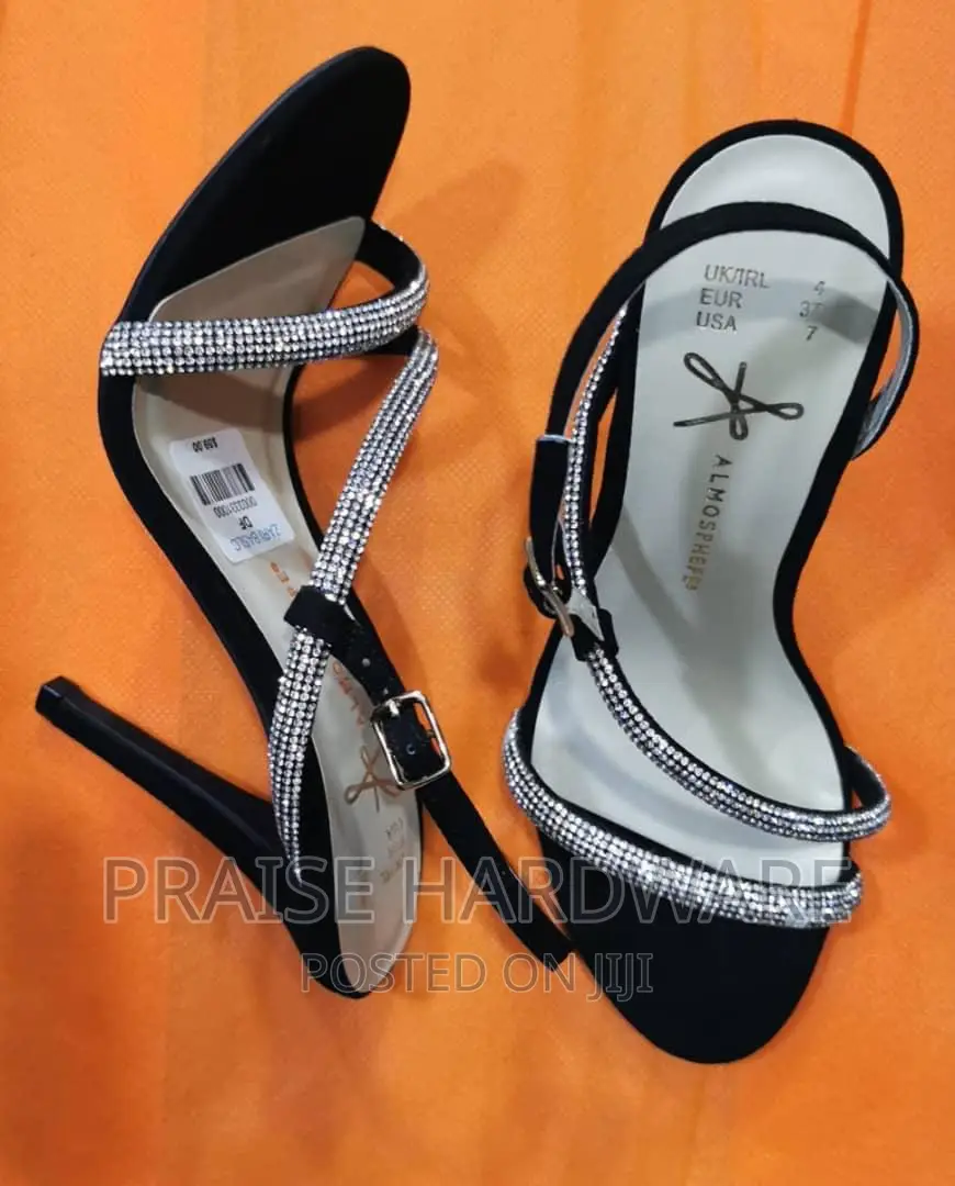 Black Lace Heels