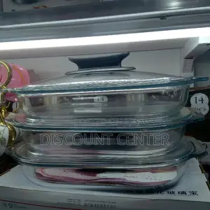 Glass Dishes Set of 3 (Oval)