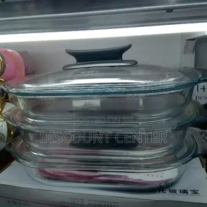Glass Dishes Set of 3 (Oval)