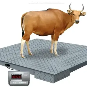 Electronic Weighing Scale Iron Cast Weigh Floor Animal Weighing Scales
