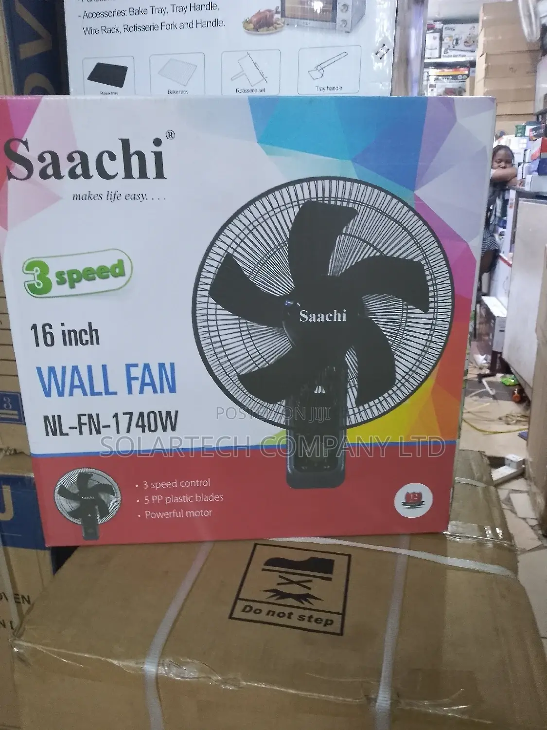 Saachi 3 Speed Wall Fan
