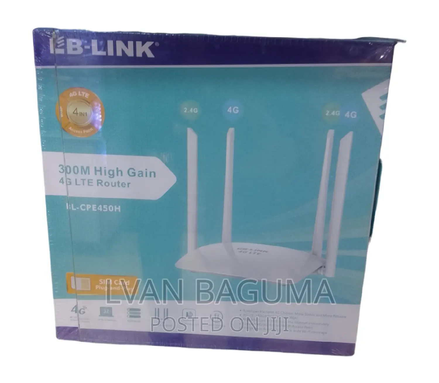 Lb-Link 4G LTE Sim Card Router - 300m High Gain