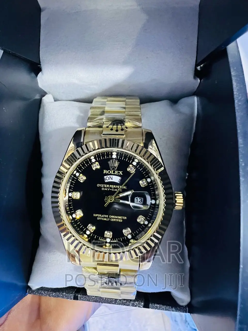 Golden Rolex Watch in a Box