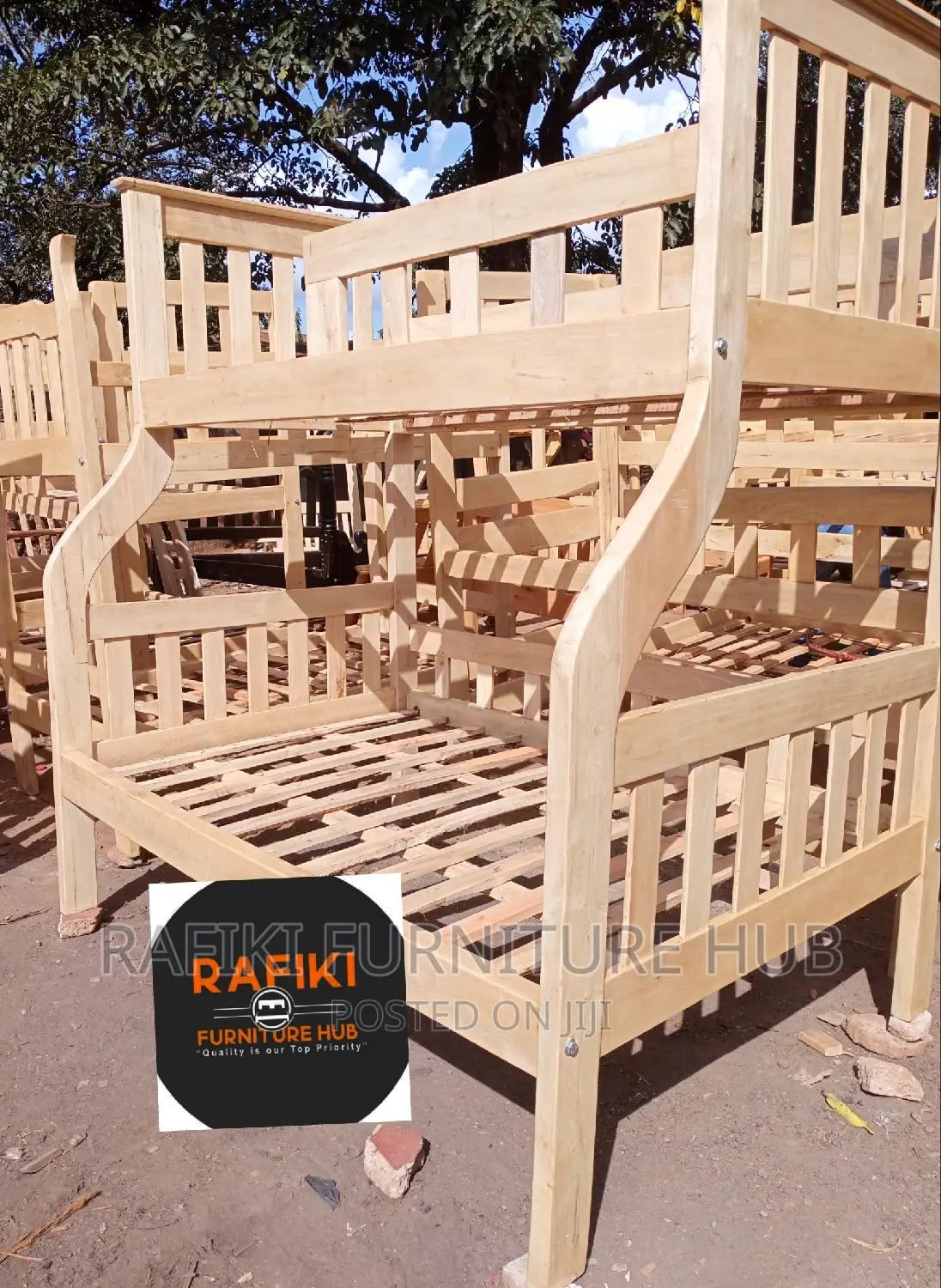 Double Decker /Bed / 3/4by6 / Best / Wooden Bed / Furniture