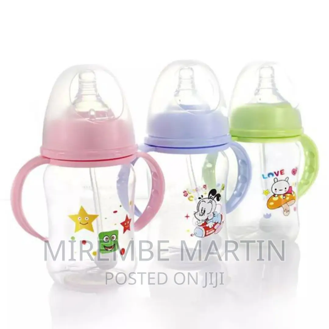 240ml Milk Glass Baby Feeding Bottle