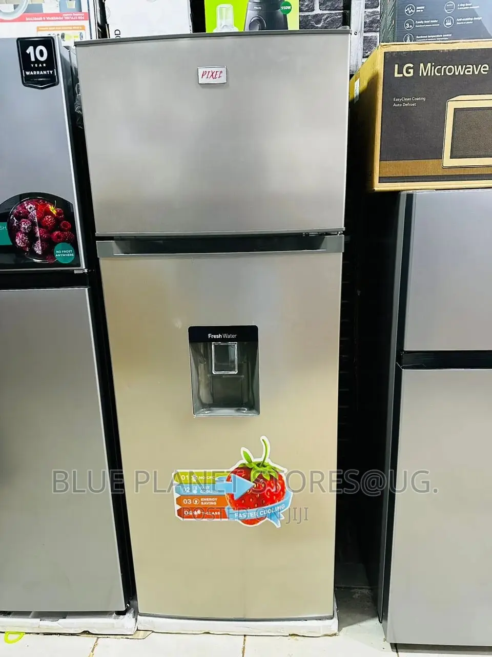 PIXEL 270litre Double Door Refrigerator With Water Dispenser