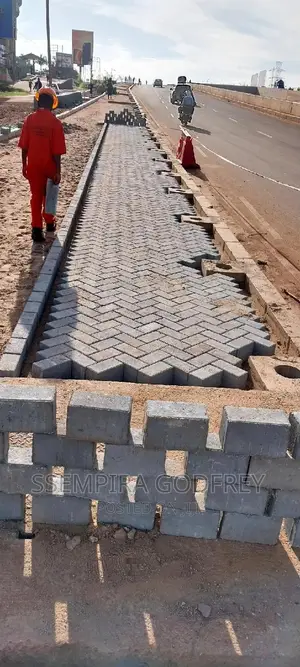 We Lay Pavers in Walkways Highways and Compounds