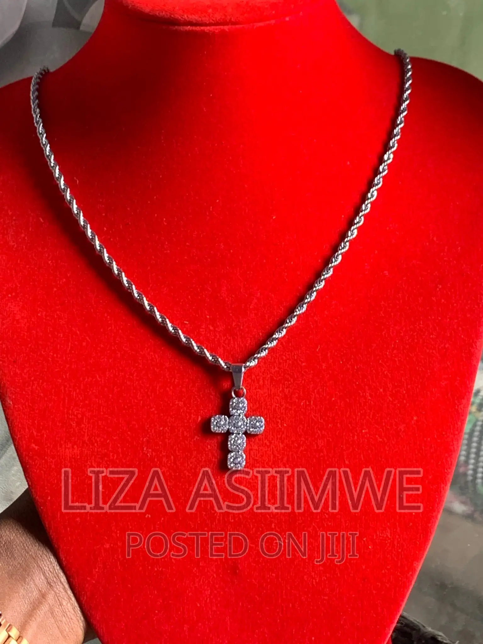 Rope Necklaces With a Cross Pendant